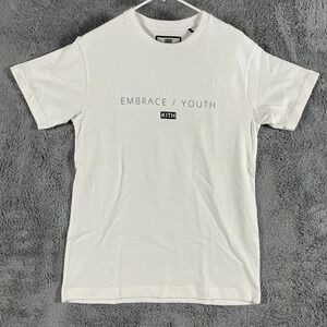 Kith Embrace Youth Logo Tee Mens XS Shirt Oversized Japanese Rare